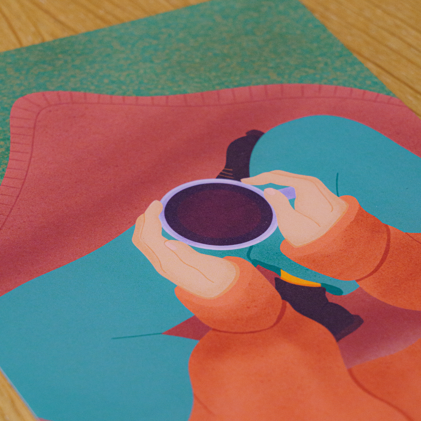 Illustration - Pause au jardin