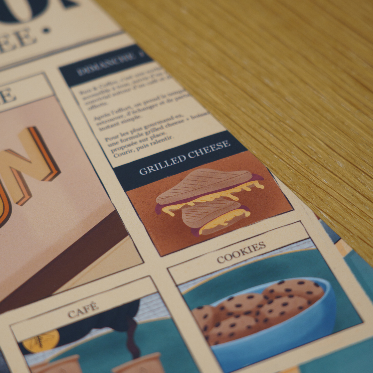 Illustration - Matin au café